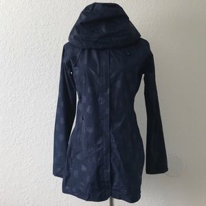 Navy Blue Rain Coat